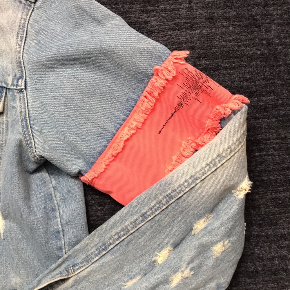 🎉Host Pick🎉Established Mark Grunge Thrashed Denim Jacket - Picture 3 of 7